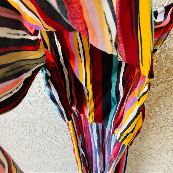 FREE PEOPLE Women's 'DE SHE' Striped SPLIT LONG TANK - XS - Picture 9 of 9